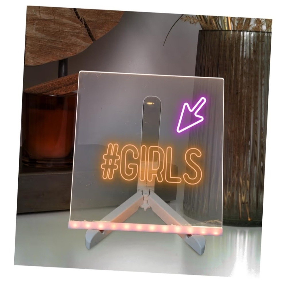 LED NOTE LIGHT BOARD WITH STAND AND ACCESORIES. - Picture 2 of 8